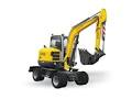 Grävmaskin Wacker Neuson 6,5 ton hjuldriven. Rototilt