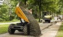 Hjuldumper Bergman 2040R med sidotipp, lastar 4000 kg