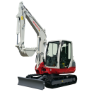 Grävmaskin Take Job 4 ton. Rototilt