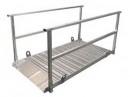 Gångbrygga 4m aluminium
