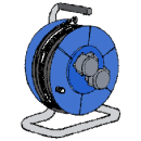Kabelvinda 220 V, 40 meter