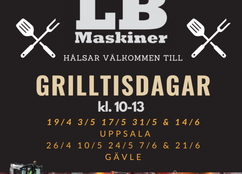 Grilltisdagar fram till midsommar