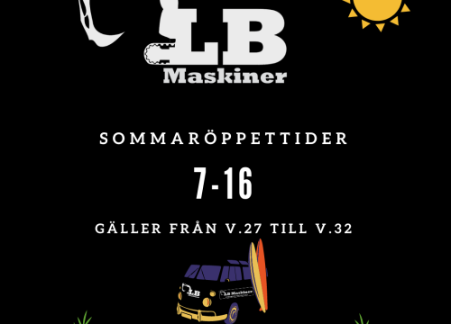 Sommaröppettider 7-16