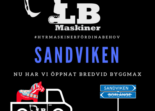 Nu finns vi i Sandviken!